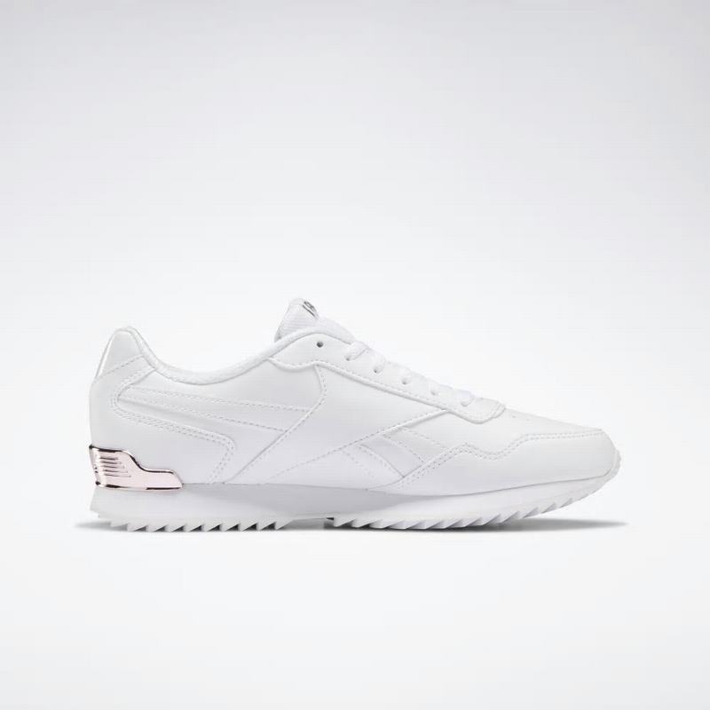 Tenisi Reebok Royal Glide Ripple Clip Dama Albi/Roz Aurii Romania QH3784VQ